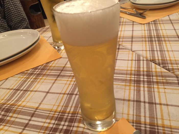 ベッラ・ナポリ　生ビール