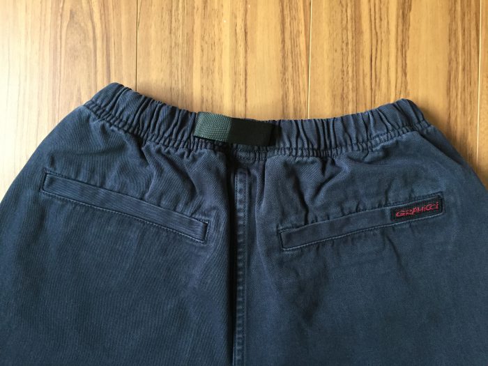 コットン100％のグラミチ Gショーツ（Gramicci G-Shorts）の魅力 バックポケット