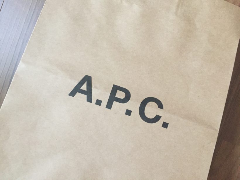 A.P.C. Petit New Standard 29｜2本目のプチニューを購入。ジャストより少しゆったりめのサイズをキレイに大切に穿いていきます。