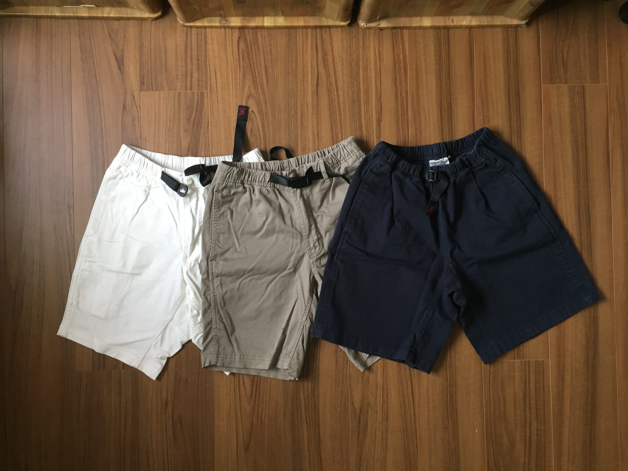 今年の短パンはグラミチ Gショーツ Gramicci G Shorts サイズ感と何よりコットン100 の天然繊維に拘って 通算3枚目でnnショーツから卒業しました Green