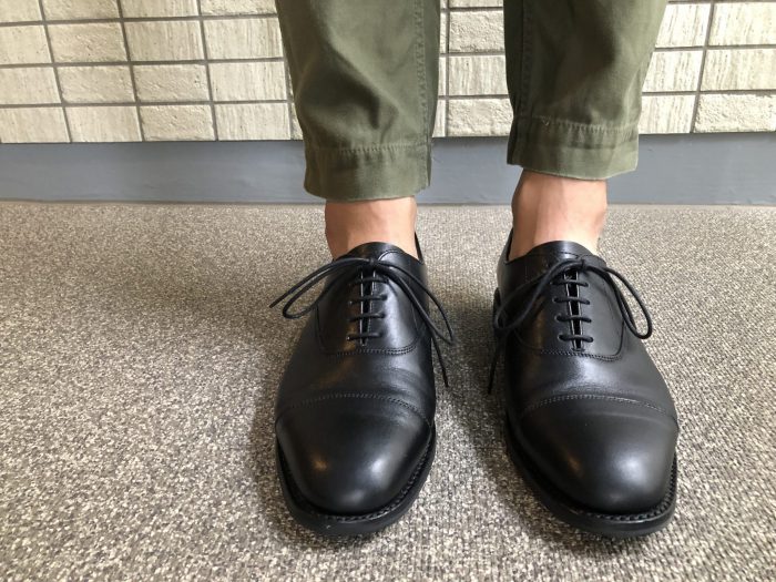 サンダース（Sanders）Cap Toe Oxford #1846B【USED】～内羽根ストレートチップのフォーマルな一足をラインナップに加えました  | Green