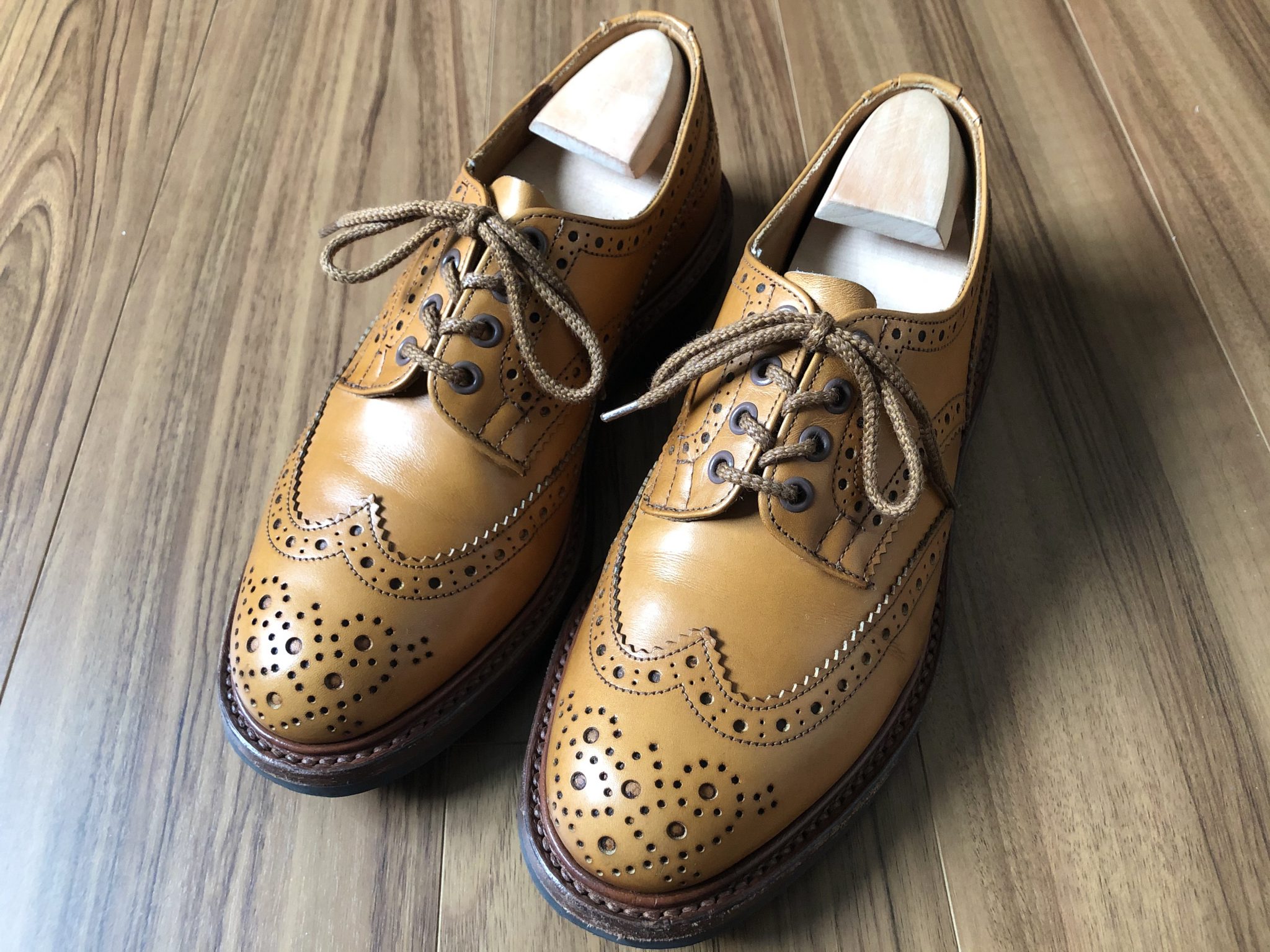 Trickers Bourton Acorn Antique　トリッカーズ バートン エイコーンアンティーク 1年後 エイジング 経年変化 全体観