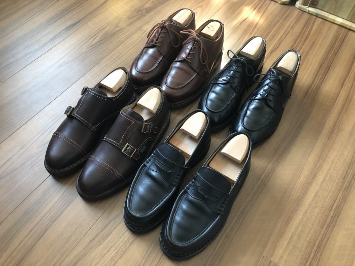 試着品 パラブーツ ウィリアム 7 カフェ Paraboot William7□付属品