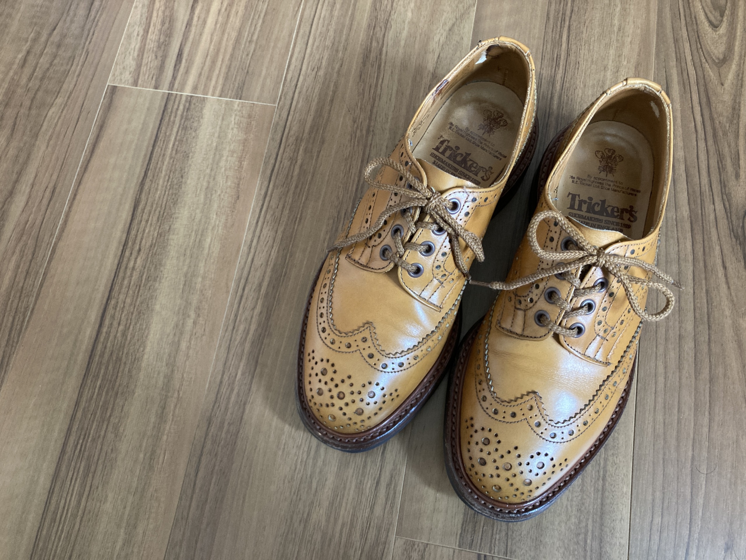 トリッカーズ バートン Trickers Bourton UK7.5 - 靴