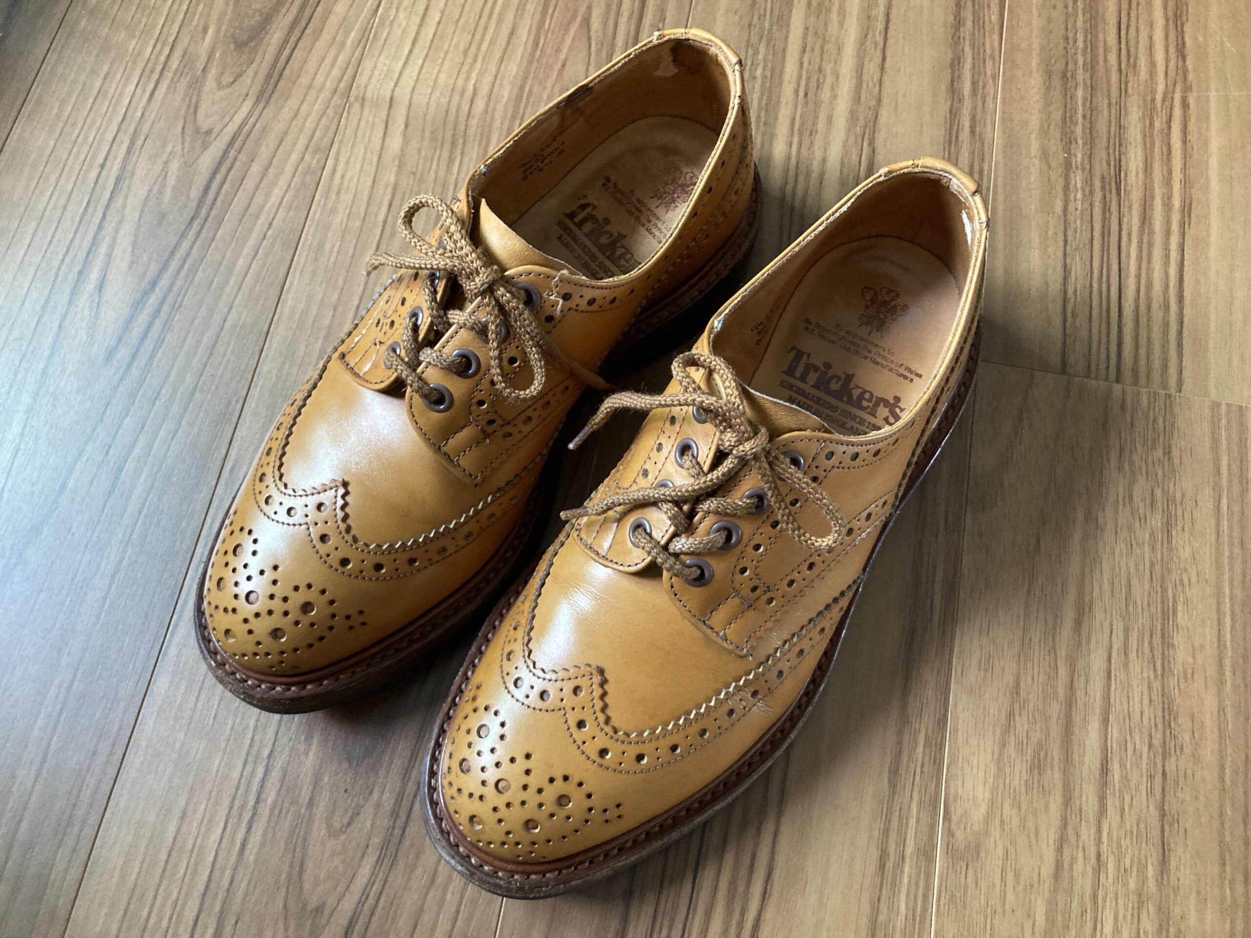 Trickers Bourton Acorn Antique　トリッカーズ バートン エイコーンアンティーク エイジング 経年変化 3年半 全体観