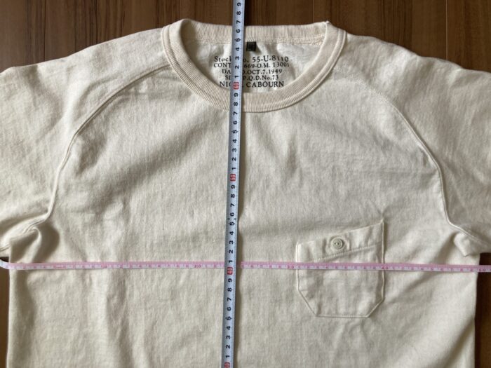 ナイジェル・ケーボン  9.5オンス ベーシックTシャツ 購入当初 サイズ感